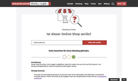 dcptg verbraucherzentrale|Fakeshop.